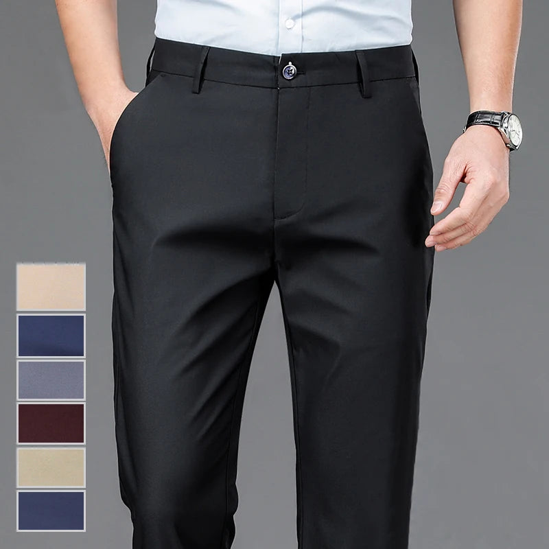 Classic Tailored Men's Dress Pants