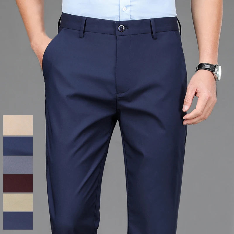 Classic Tailored Men's Dress Pants